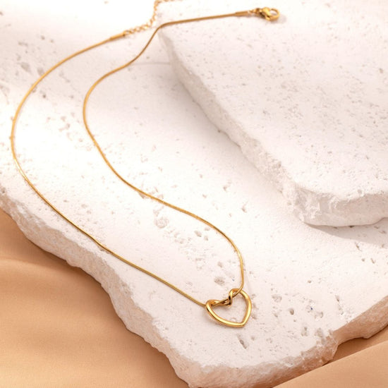 Collar de corazón - Moroveta