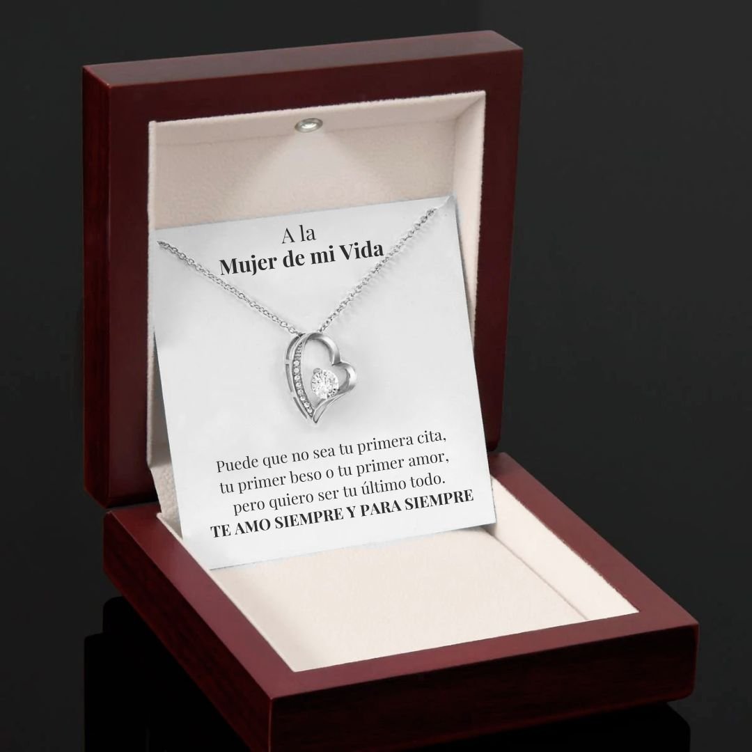 Collar de corazón - A la mujer de mi vida - Moroveta