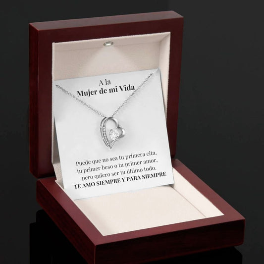 Collar de corazón - A la mujer de mi vida - Moroveta
