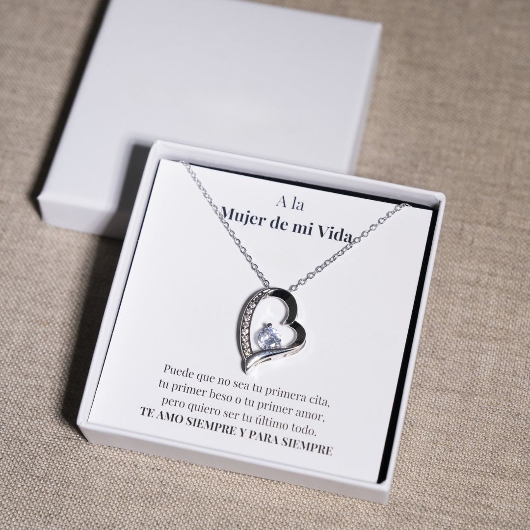 Collar de corazón - A la mujer de mi vida - Moroveta