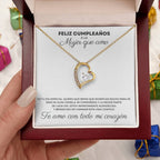 Collar de corazón - A la mujer que amo - Moroveta