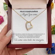 Cargar imagen en el visor de la galería, Collar de corazón - A la mujer que amo - Moroveta