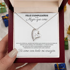 Collar de corazón - A la mujer que amo - Moroveta