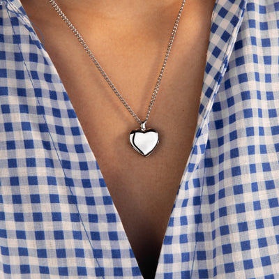 Collar de corazón con fotos - Moroveta
