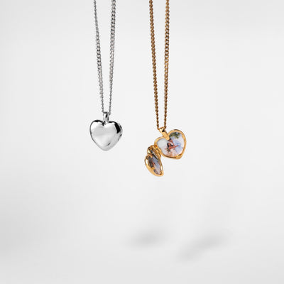 Collar de corazón con fotos - Moroveta