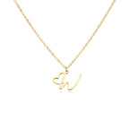 Collar de corazón con inicial - Moroveta