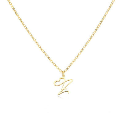Collar de corazón con inicial - Moroveta