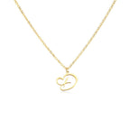 Collar de corazón con inicial - Moroveta