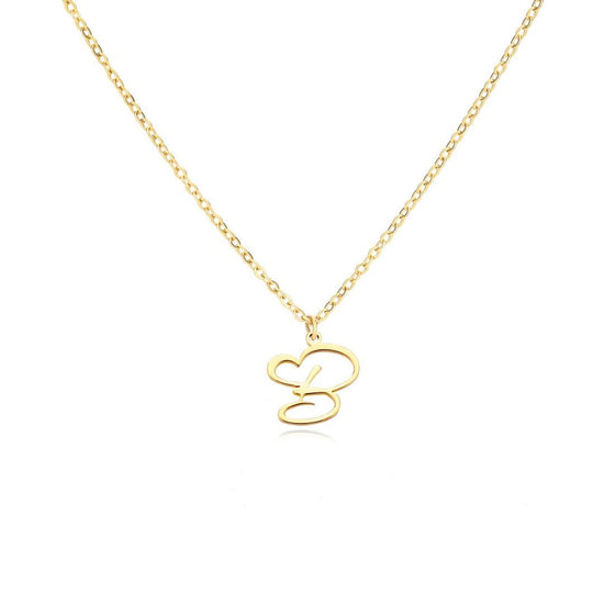 Collar de corazón con inicial - Moroveta