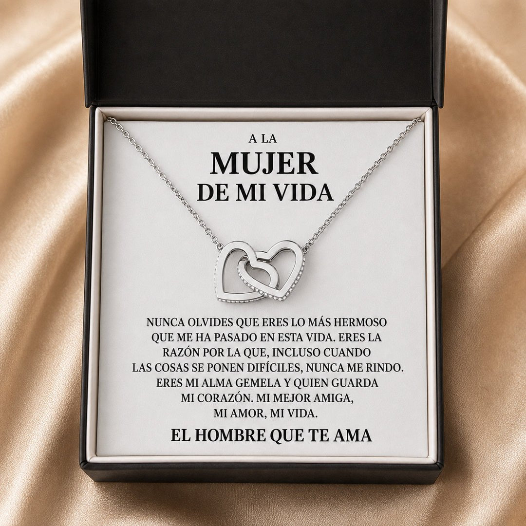 Collar de corazones - A la mujer de mi vida - Moroveta