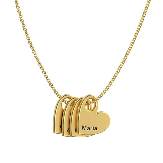 Collar de corazones amor eterno - Moroveta