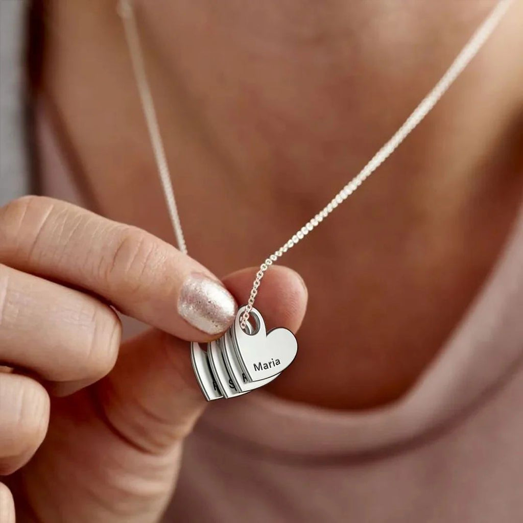 Collar de corazones amor eterno - Moroveta