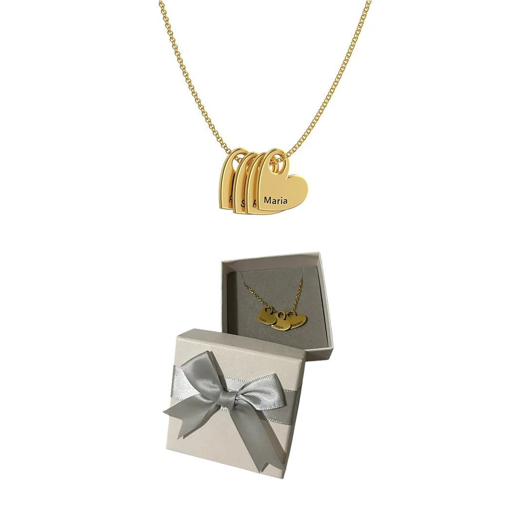 Collar de corazones amor eterno - Moroveta