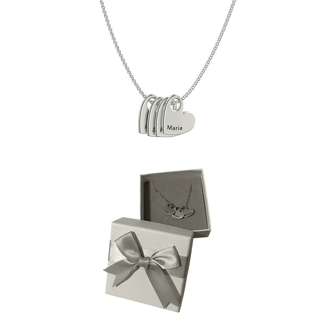 Collar de corazones amor eterno - Moroveta