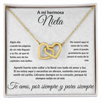 Collar de corazones entrelazados - A mi nieta - Moroveta