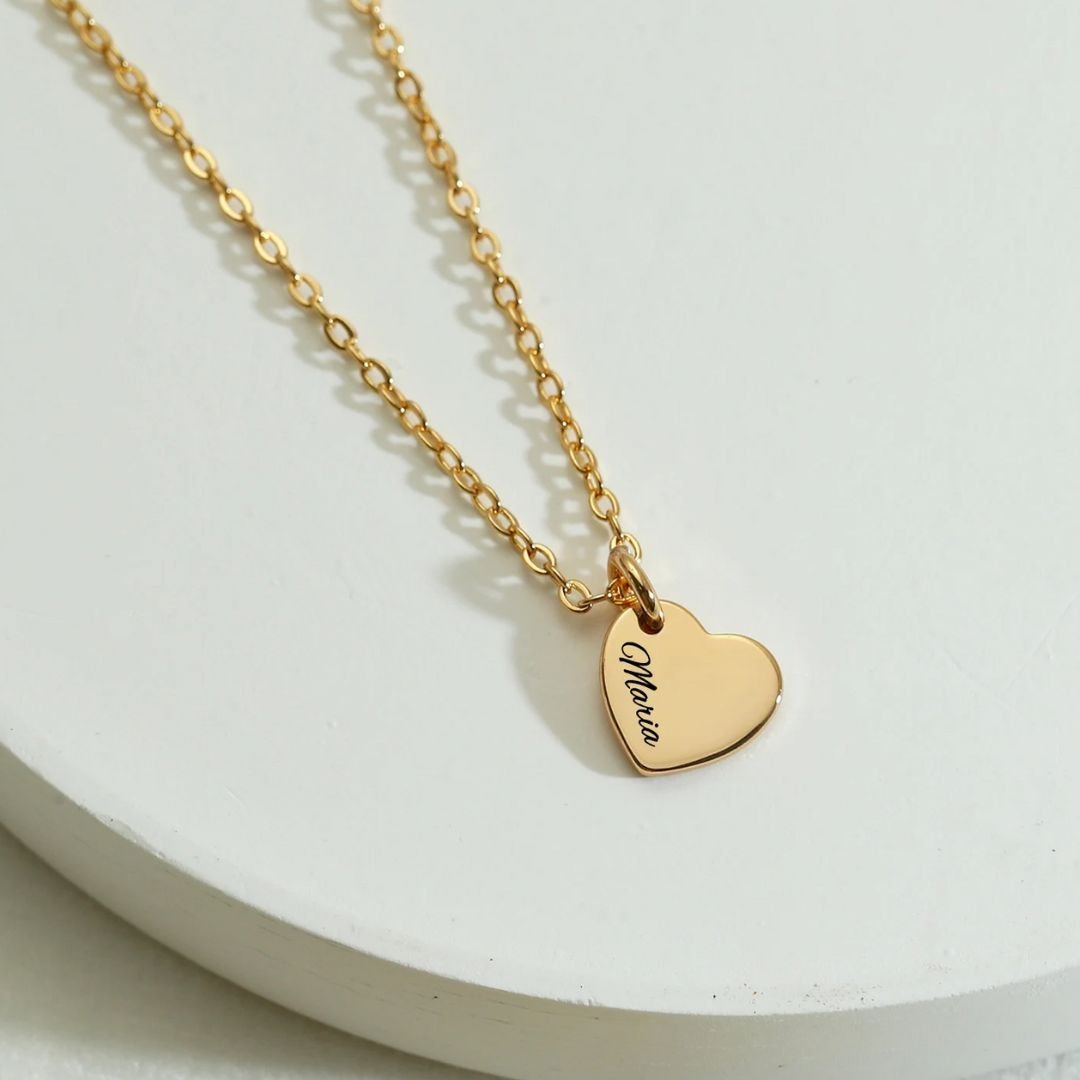 Collar de corazones personalizable con nombres - Moroveta