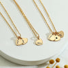 Collar de corazones personalizable con nombres - Moroveta