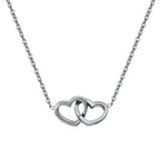 Collar de corazones personalizado con caja de rosa eterna - Moroveta