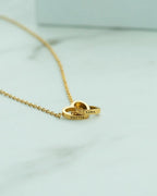 Collar de corazones personalizado con caja de rosa eterna - Moroveta