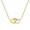 Collar de corazones personalizado con caja de rosa eterna - Moroveta