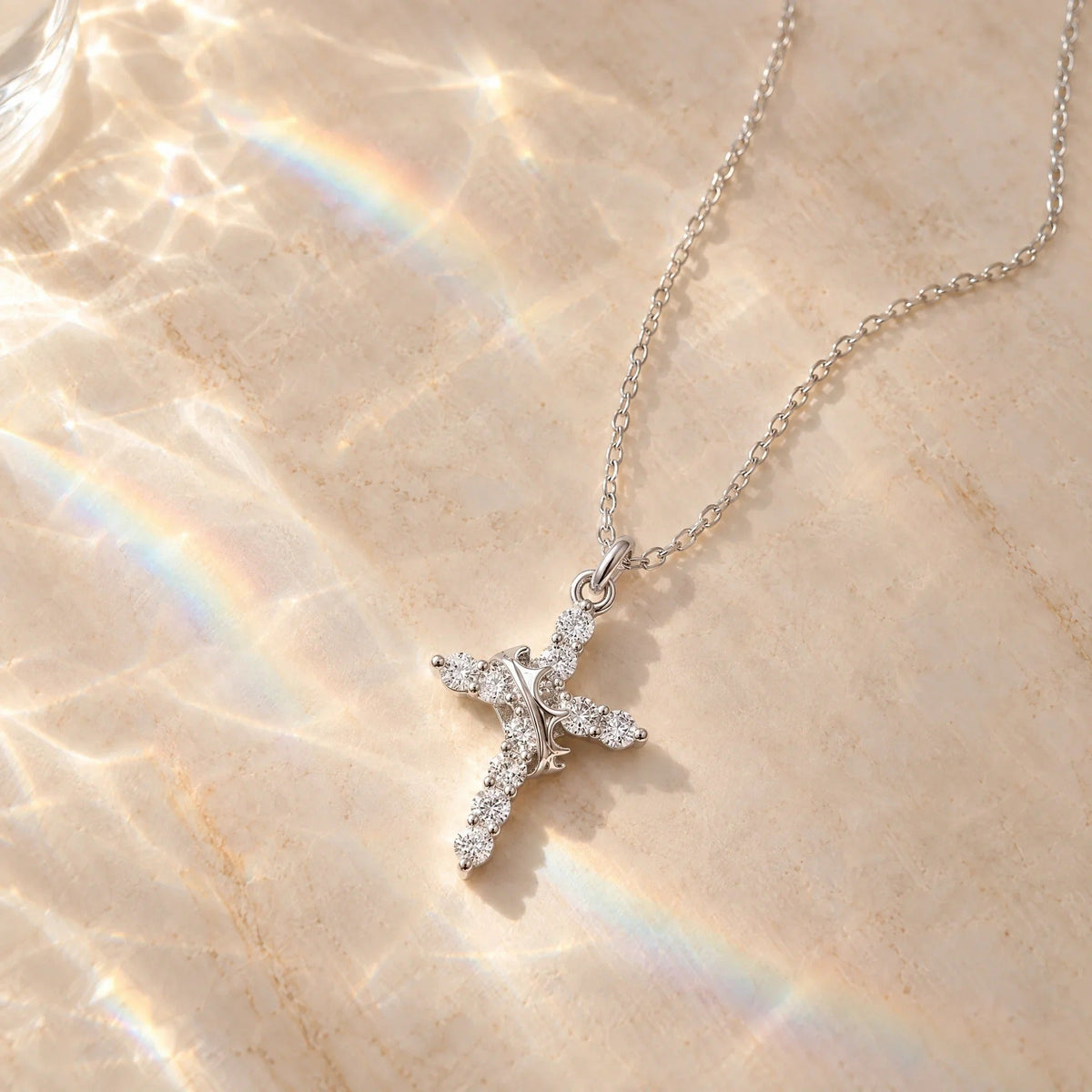 Collar de cruz y corona - (Oferta 3x1) - Moroveta