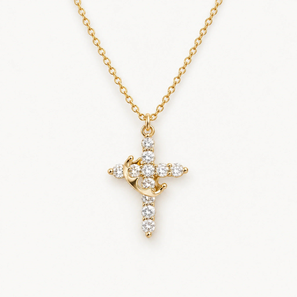 Collar de cruz y corona - (Oferta 3x1) - Moroveta