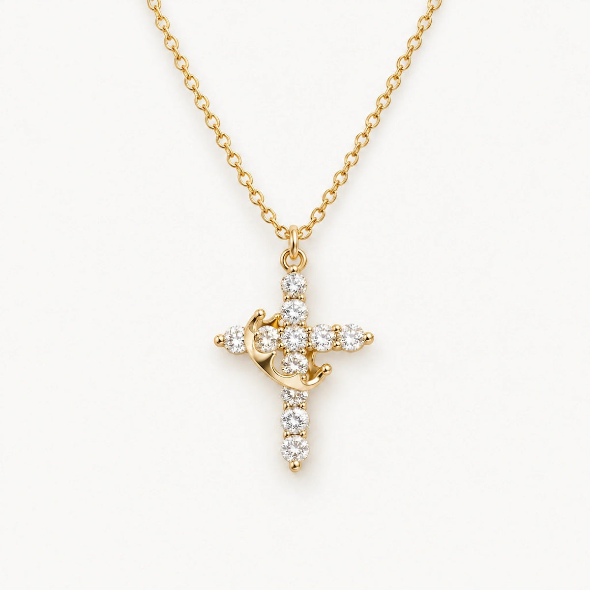 Collar de cruz y corona - (Oferta 3x1) - Moroveta