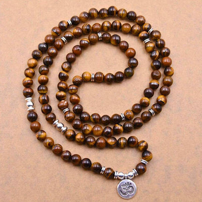 Collar de cuentas energéticas de ojo de tigre - Moroveta