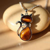 Collar de gato con piedra natural - Moroveta