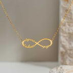 Collar de infinito con nombres - Moroveta