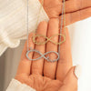 Collar de infinito con nombres - Moroveta