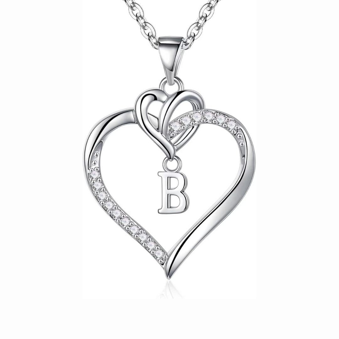 Collar de inicial con corazón - Moroveta