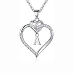 Collar de inicial con corazón - Moroveta