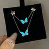 Collar de mariposa que brilla en la oscuridad - Moroveta