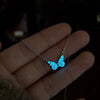 Collar de mariposa que brilla en la oscuridad - Moroveta