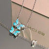 Collar de mariposa que brilla en la oscuridad - Moroveta
