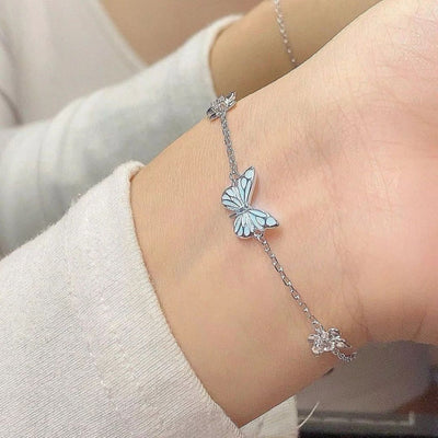 Collar de mariposa que brilla en la oscuridad - Moroveta