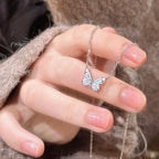 Collar de mariposa que brilla en la oscuridad - Moroveta
