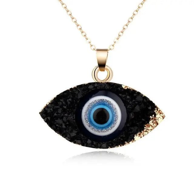 Collar de ojo turco resina - Moroveta
