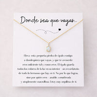 Collar de ópalo - Donde sea que vayas - Moroveta
