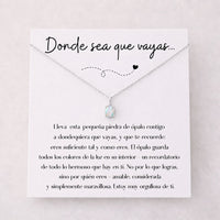Collar de ópalo - Donde sea que vayas - Moroveta