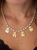 Collar de perlas con dijes personalizables - Moroveta