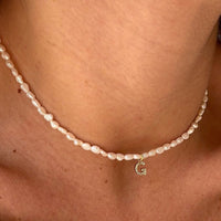 Collar de perlas con inicial personalizado (Oferta 2x1) - Moroveta