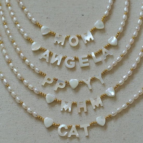 Collar de perlas con nombre - (Oferta 2x1) - Moroveta