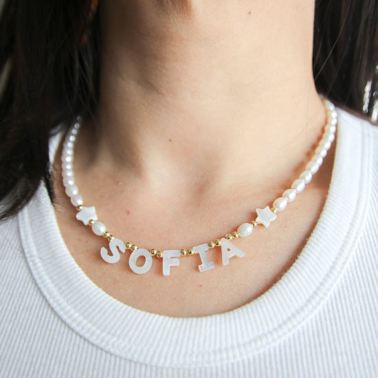 Collar de perlas con nombre - (Oferta 2x1) - Moroveta