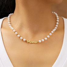 Cargar imagen en el visor de la galería, Collar de perlas Mamá - Moroveta