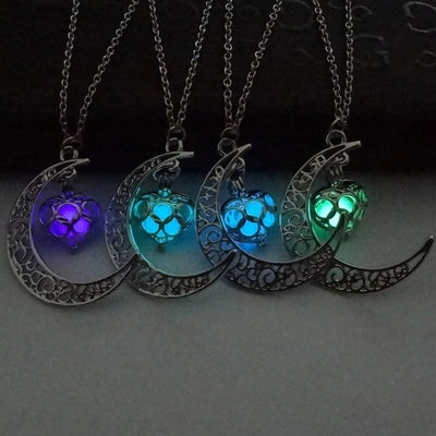 Collar de piedra de luna encantada - Moroveta