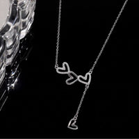 Collar de tres corazones - Moroveta