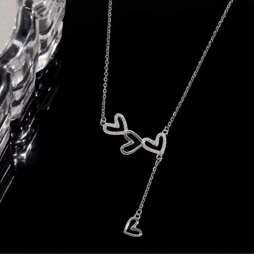 Collar de tres corazones - Moroveta