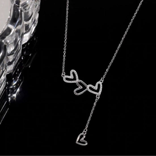 Collar de tres corazones - Moroveta